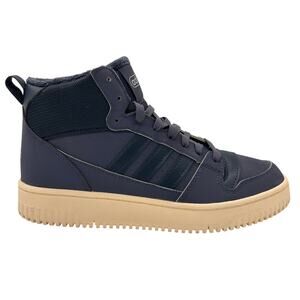 New Adidas Break Start Shoes Men’s 9 Blue Mid Top Winterized Basketball Sneakers